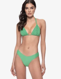 Agave High Cut Full Bikini Pant - Agave