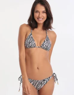 Alicia Ring Tie Bikini Bottom - Abstract
