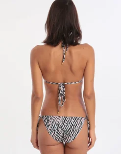 Alicia Ring Tri Bikini Top - Abstract