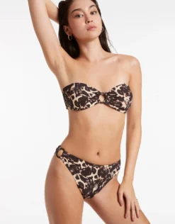 Allure High Legline Bikini Pant - Black