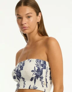 Aloha Beach Bandeau Top - White