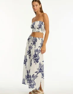 Aloha Beach Skirt - White