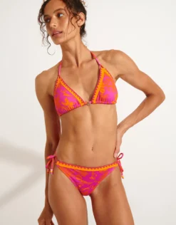 Althea Bluco Triangle Bikini Top - Fuchsia