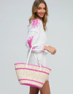 Amara Tunic - White Pink