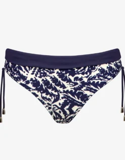 Arabesque Mood Adjustable Bikini Pant - Canvas Blue