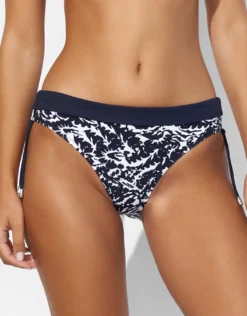 Arabesque Mood Adjustable Bikini Pant - Canvas Blue