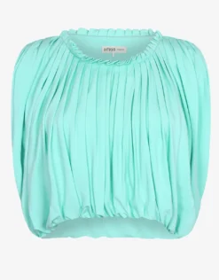 Areia Knit Top - Aqua