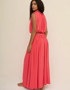 Areia Knit Top - Coral