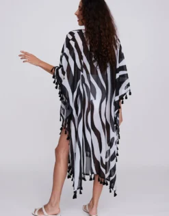 Bali Kaftan - Black and White