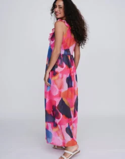 Bardolino Maxi Dress - Fuchsia Pink