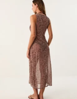 Barth Twist Long Cover Up - Animal