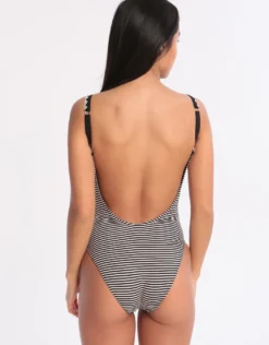 Basichic Icone Swimsuit - Black Stripe