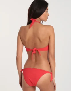 Beachbabe Skate High Neck Crop Top - Red