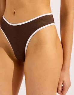 Beach Bound High Leg Bikini Pant - Dark Chocolate
