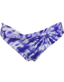 Beach Break Twist Band Hipster Bikini Bottom - Dazzling Blue