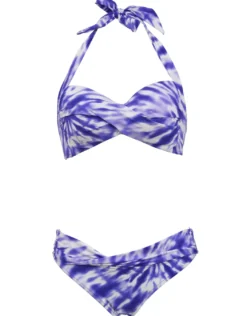 Beach Break Twist Band Hipster Bikini Bottom - Dazzling Blue