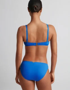 Beach Club Solids Macrame Ring Bikini Pant - Electric Blue