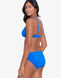 Beach Club Solids Ring OTS Bikini Top - Royal Blue