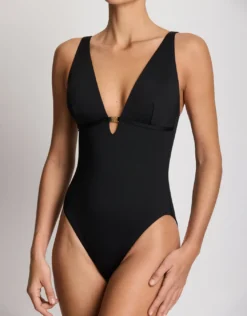 Beach Club Solids Tall Triangle Swimsuit - Black