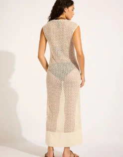 Beach Edit Maxi Tank Dress - Ecru