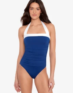 Bel Air Mio Bandeau Swimsuit - Sapphire