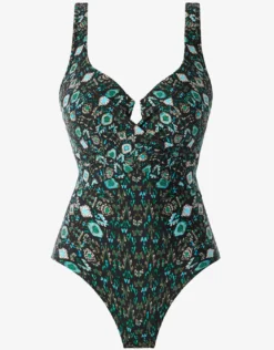 Bijoux Criss-Cross Escape Swimsuit - Green