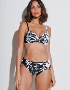 Black and White Underwired Bikini Set