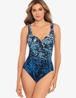 Boa Blues Its a Wrap Swimsuit - Blue