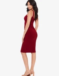 Body Diva Dress - Crimson