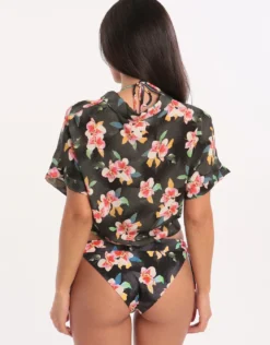 Botalica Kaimi Cropped Shirt - Black