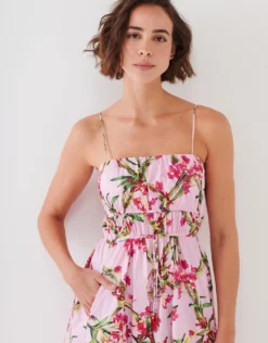 Botanique Dress - Tangy Pink