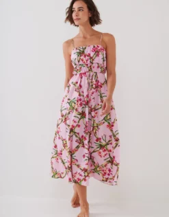 Botanique Dress - Tangy Pink