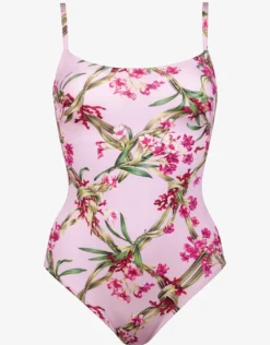 Botanique Tank Swimsuit - Tangy Pink