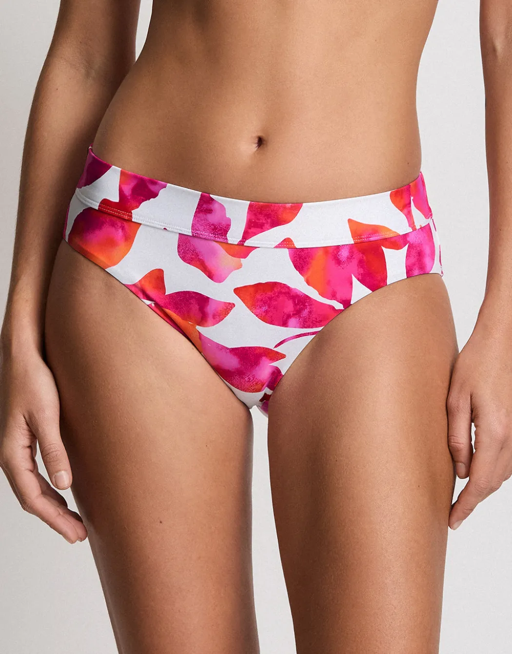 Bougainvillea Floral Classic Band Hipster Bikini Pant - Multi