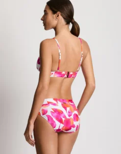 Bougainvillea Floral Classic Band Hipster Bikini Pant - Multi