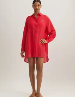 Boyfriend Shirt - Coral
