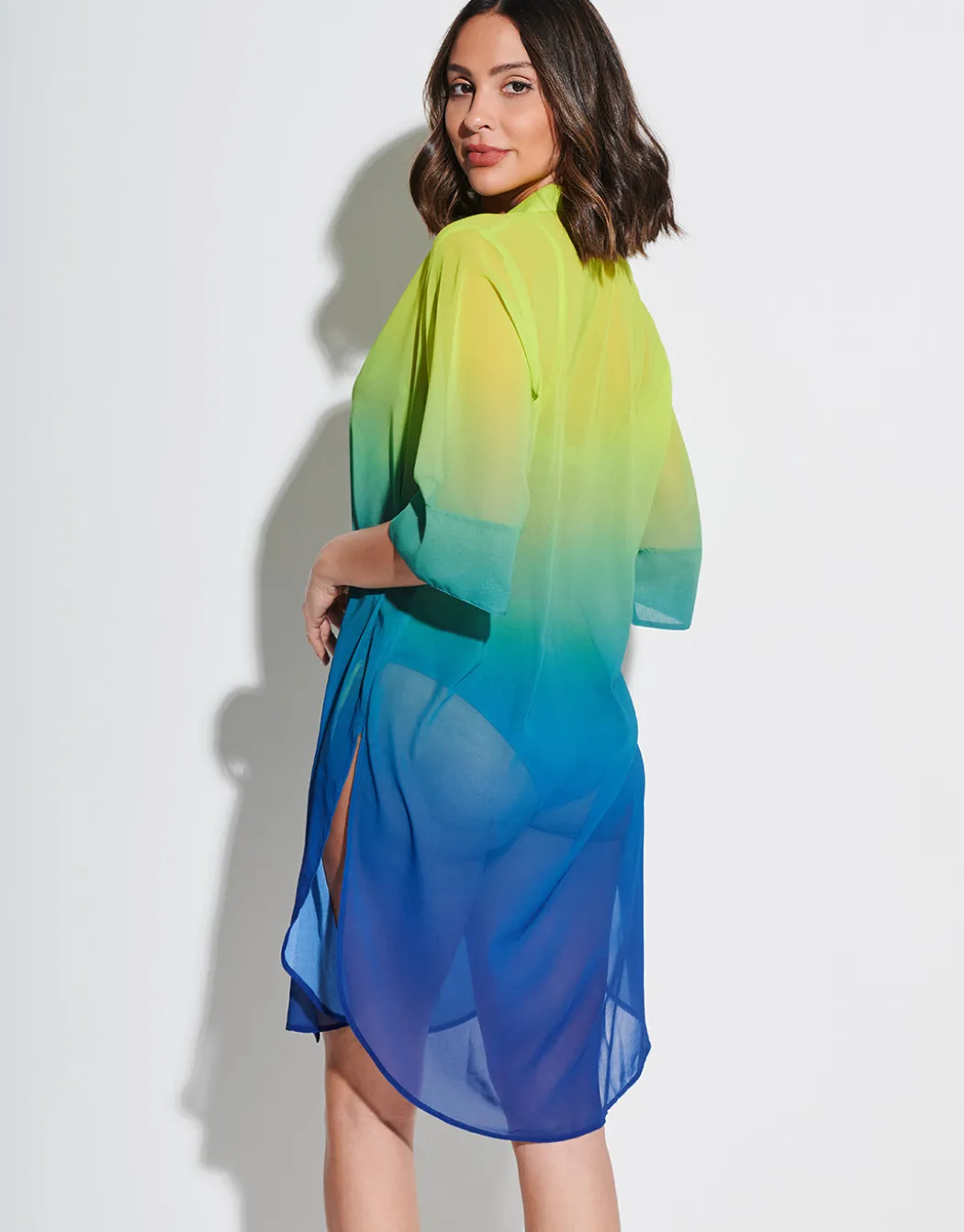 Brasil Midi Beach Shirt - Lima