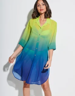 Brasil Midi Beach Shirt - Lima