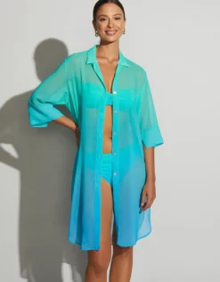 Brasil Mini Beach Shirt - Menta