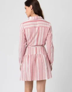 Calla Dress - White/Red