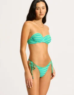 Calypso Tie Side Rio Bikini Pant - Jasmine