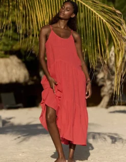Cameron Laguna Maxi Dress - Framboise