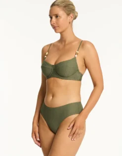 Caracus Mid Bikini Pant - Khaki