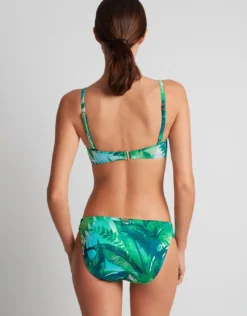 Cartago Palms Twist Side Tab Hipster Bikini Pant - Multi