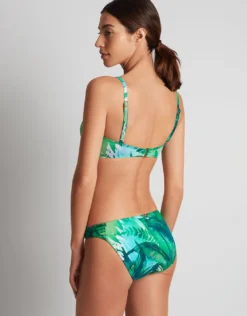 Cartago Palms Twist Side Tab Hipster Bikini Pant - Multi