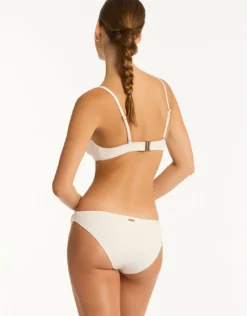 Casa Del Mar Flower Balcony Bikini Top - Coconut
