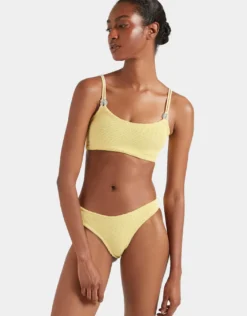 Cassie Beaded Bikini Set - Butter