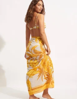 Castaway Underwired Bikini Top - Tuscan Sunset