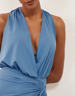 Cave Karina Short Cover Up - Blue