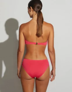Ceylan Ruched Band Bikini Pant - Pink